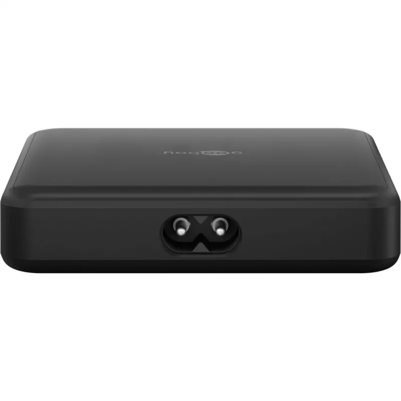 Carregador de mesa multiporta USB-C PD GaN GOOBAY 65 W, preto
