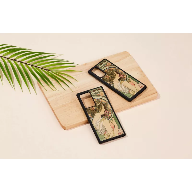 Capa protetora Man and Wood Galaxy Note 20 primrose preta