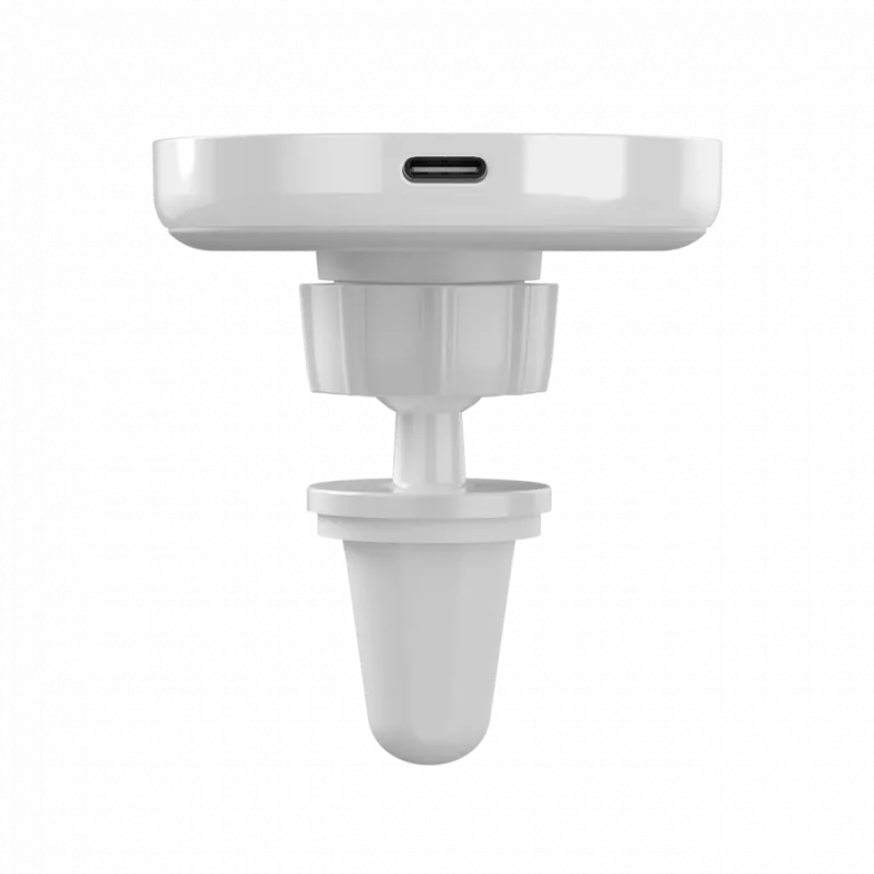 Carregador de automóvel CANYON OnGrip 105 15W Qi2 sem fios branco