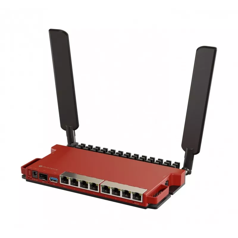 Router wireless Mikrotik L009UiGS-2HaxD-IN Gigabit Ethernet single-band (2,4 GHz) vermelho