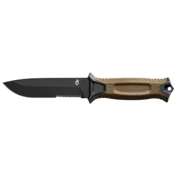 Faca de sobrevivência GERBER Strongarm Fixed Serrated Coyote