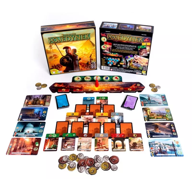 jogo de tabuleiro 7 WONDERS OF THE WORLD – DUEL (VERSÃO POLACA)
