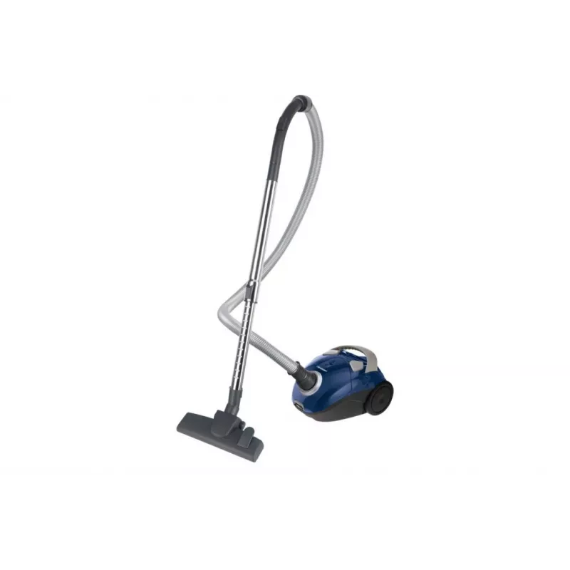 Aspirador de pó cilíndrico BLAUPUNKT VCB202 AGDBLVC053 — 700 W, saco de 2 l, tubo metálico telescópico, cabo de 4,2 m, azul