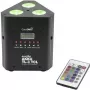 EUROLITE 41700501 luminária de efeitos LED com 3 LEDs para iluminação de palco e festa
