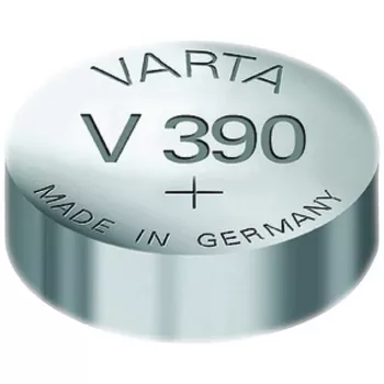 Pilha de relógio VARTA Silver-Oxid, V390 (SR54), 1,55 Volt, 80 mAh (00390 101 401)