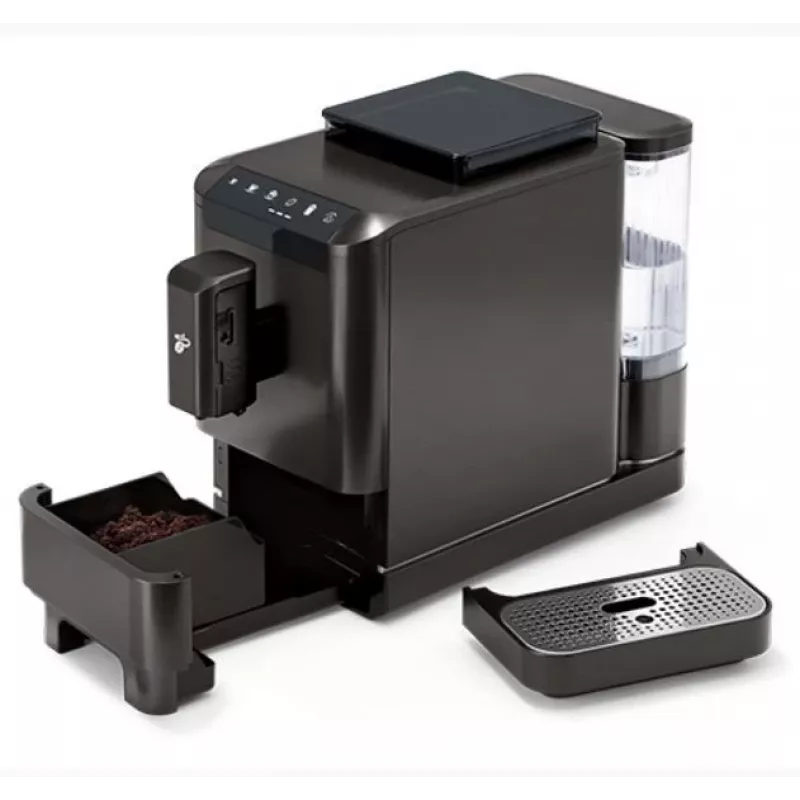 Máquina de café expresso Tchibo Esperto2 Milk preta — emulsor de leite integrado, máquina de café expresso automática para bancada