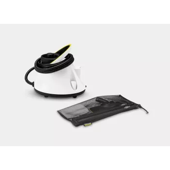 Kärcher SC 2 Deluxe EasyFix 1.513-400.0 limpador a vapor cilíndrico, 1500 W, 1 l, 3,2 bar, vapor ajustável, cabo de 4 m, branco/preto