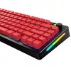 Keycaps GLORIOUS GPBT Basics — PBT, layout US-ANSI, acentos vermelhos