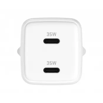 Carregador de parede USB-C YENKEE G35D 2x18W Power Delivery 3.0 3A