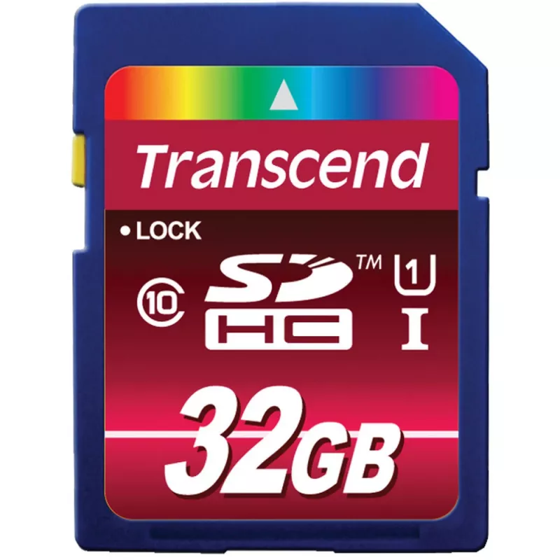 Memória flash Transcend 32 GB SDHC UHS-I 600x TS32GSDHC10U1