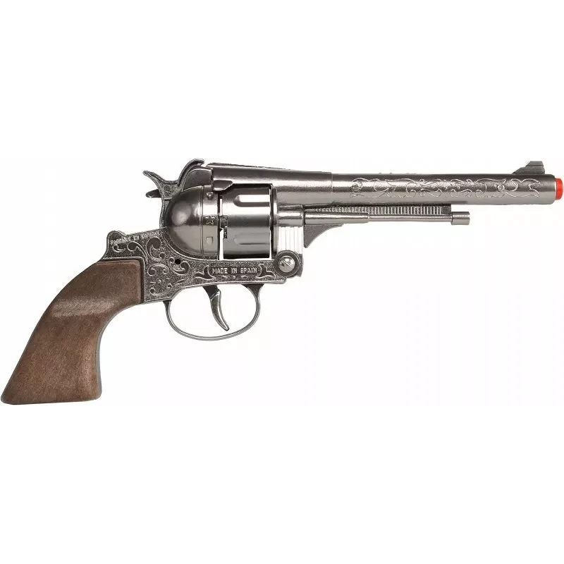 Pistola de brinquedo Pulio Metal Cowboy Revólver 12 tiros, Modelo 155122/0
