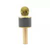 Microfone MANTA MIC10-G dourado cardioide portátil — condensador cardioide, design de mão