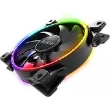 Ventoinha para caixa 120mm PCCOOLER CORONA-RGB, 1000–2000 rpm, iluminação RGB