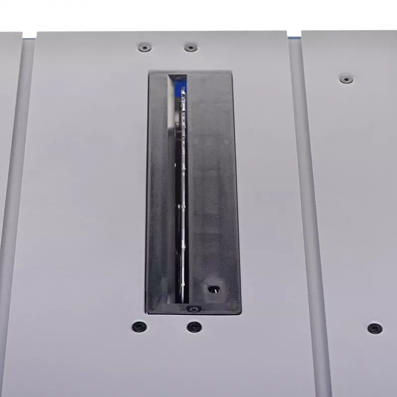 Serra de mesa Scheppach HS100S Special Edition — 2000 W, lâmina de 250 mm, profundidade de corte 85 mm, esquadria 0–45°, base rebatível