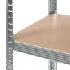 Estante de armazém GreenBlue GB378 metal galvanizado 5 prateleiras, aço galvanizado, 900×400 mm, máx. 75 kg por prateleira
