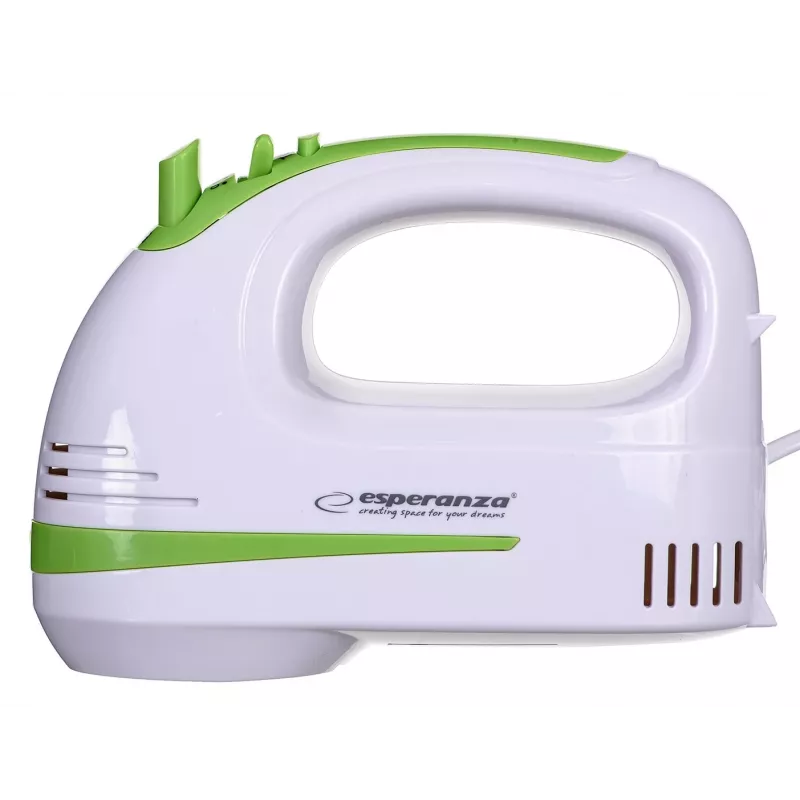 Batedeira de mão Esperanza EKM011 Apple Pie, 400 W, branco / verde