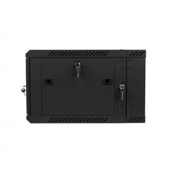 Rack de Parede LANBERG WF02-6606-10B 6U 600x374,3x600 mm Aço Inoxidável Preto