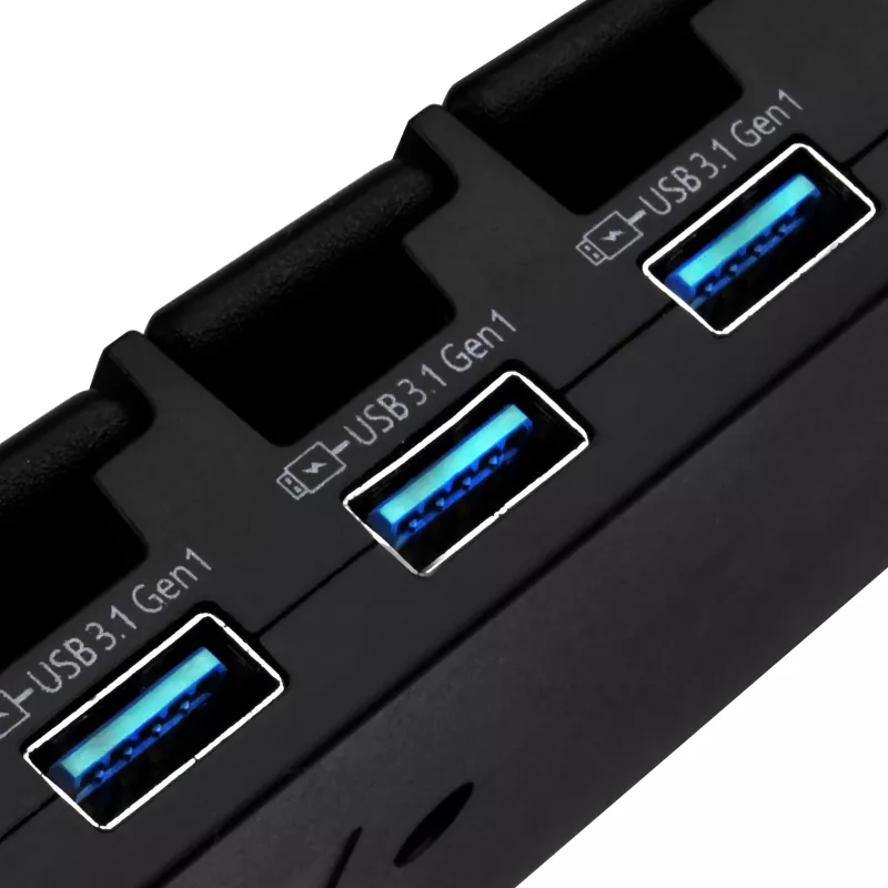 Hub USB 3.1 Gen 1 para desktop SILVERSTONE SST-UC03B-PRO – 7 portas USB