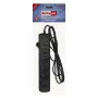 Régua de tomadas ActiveJet 6GNU - 3M - C, 6 tomadas, tipo E, cabo de 3 m, 10 A, preto