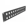 Painel Keystone DeLOCK 19 polegadas 24 portas 2U preto
