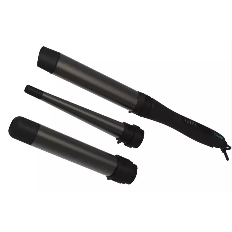 Ferro de caracóis Revamp WD-1500-GB Progloss Multiform temperatura ajustável