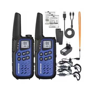 Walkie-talkie Baofeng BF-T25E azul-escuro, 2 unid.