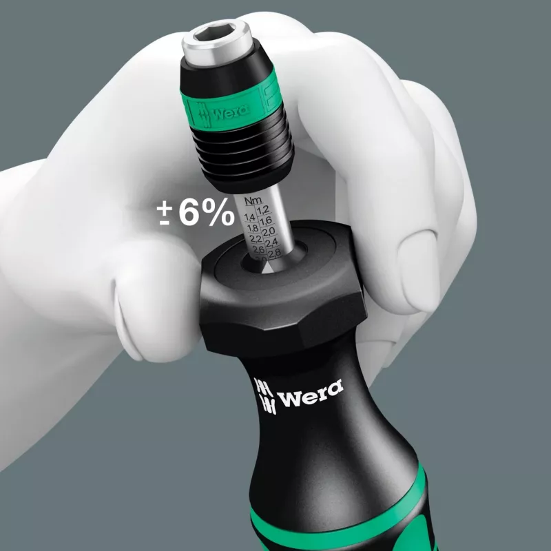 Wera 7440/41 Kraftform conjunto de chaves de fendas dinamométricas, 0,3-3,0 Nm, 26 peças