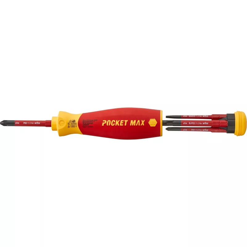 Wiha 45296 chave de fendas manual chave de fendas multi-bits chave de fendas fenda