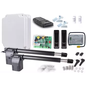 Kit de automatização de portões FAAC 414 para portões de duas folhas, modelo 5170224