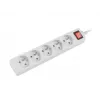 Extensão elétrica Lanberg PS1-05E-0150-W 1,5 m 5 tomadas AC Interior Branco