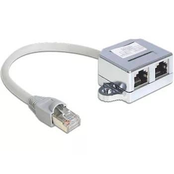 Cabo de rede DeLOCK 65441 RJ-45 0,15 m cinzento