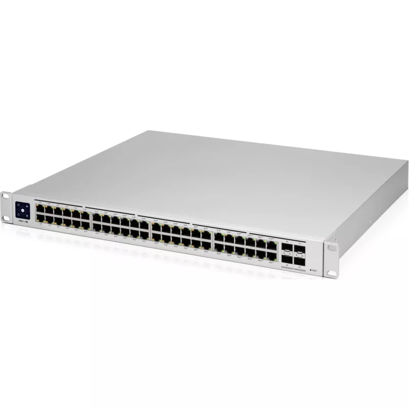 Switch de rede Ubiquiti UniFi USW-PRO-48 Managed L2/L3 Gigabit Ethernet (10/100/1000) 1U prateado