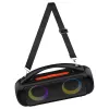Coluna portátil MEDIA-TECH MT3184 — Bluetooth 5.3, 60W RMS, IPX5, bateria Li-Ion 16h, porta de carregamento USB-C, MicroSD, TWS, microfone, telecomando