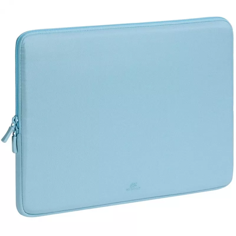 Capa para portátil Rivacase Riva Szuzuka 15,6 polegadas Azul pastel, capa protetora acolchoada
