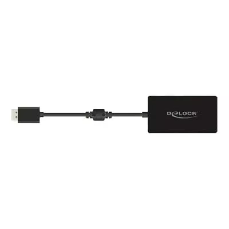DeLOCK 0,16 m DisplayPort/VGA+HDMI+DVI VGA (D-Sub)+ HDMI + DVI preto