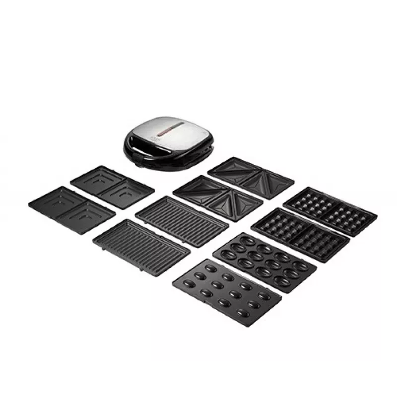 Máquina de sandes Adler AD 3040 1200 W preto, cinzento