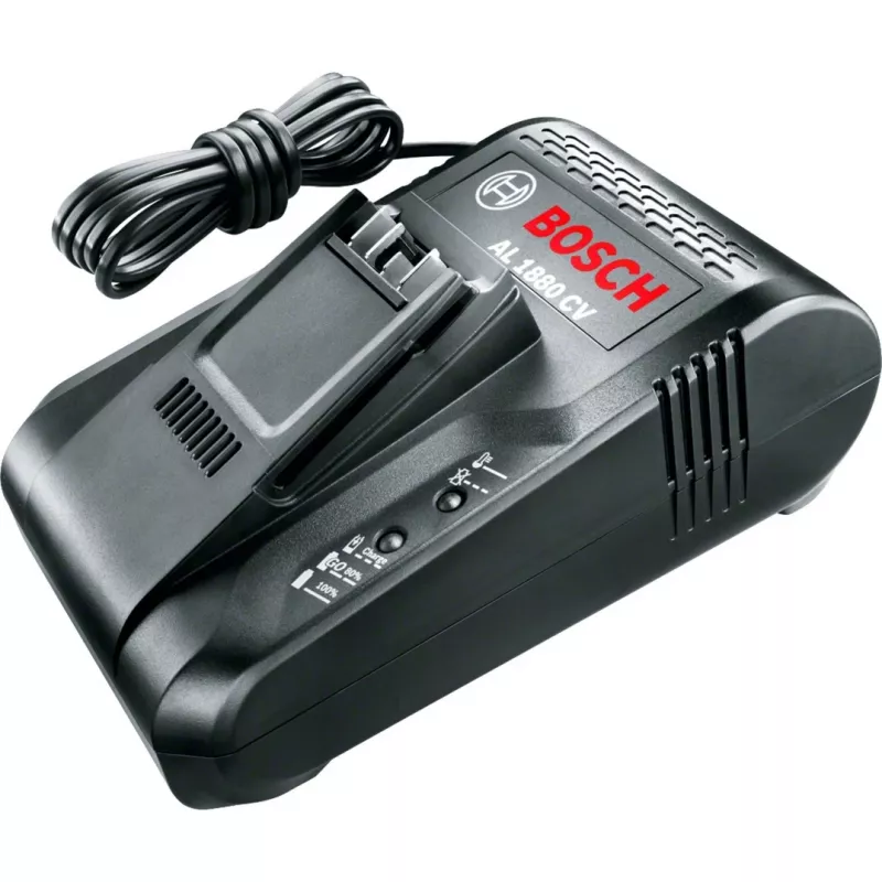 Bosch AL 1880 CV 1600A011TZ carregador rápido, 8 A, Power for All, preto