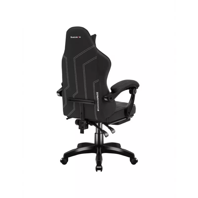Cadeira gaming huzaro Force 3.7 Carbon preto – ergonómica, altura ajustável 107,5–116,5 cm, 5 rodas, almofadas lombar e cervical
