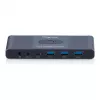Switch KVM DIGITUS USB-C 3.0 HDMI 2 portas 4K60Hz, USB-C/USB-A, alumínio, 135×60×30 mm