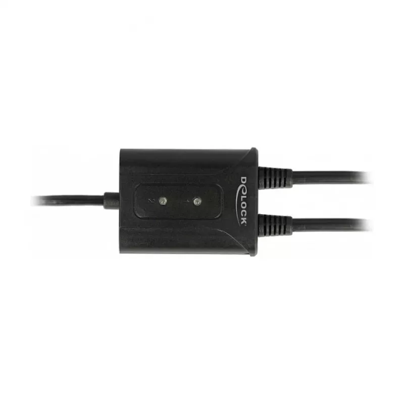 Cabo série DeLOCK 63950 USB 2.0 Type-A 2 x RS-232 DB9 preto 0,6 m
