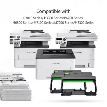 Unidade de tambor PANTUM DL-410 para Pantum P3010D P3300DN M6800FDW — Preto, 12000 páginas