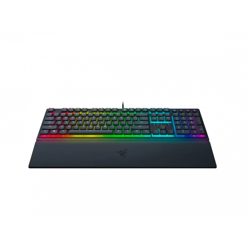 Teclado Razer Ornata V3 RGB Gaming USB preto Full-Size com fios Mecha-Membrane