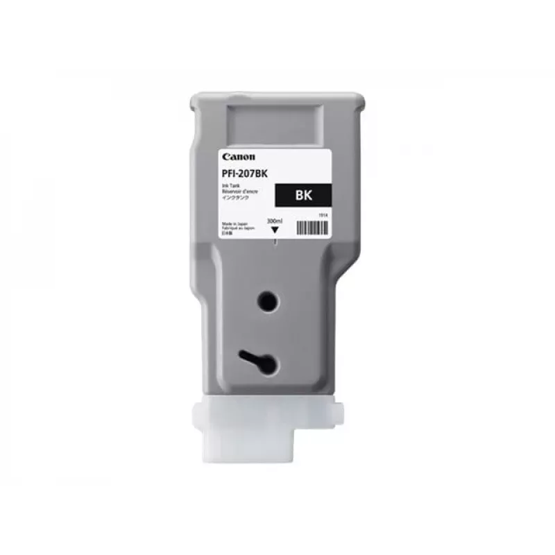 Tinteiro Canon PFI-207 BK 1 unid. original preto