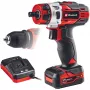Einhell TE-CD 1. Design do produto: berbequim manual, tipo de bucha: sem chave. Número de velocidades: 2, 20, velocidade em vazio (máx.): 1400 rpm, broca