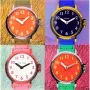 Relógio de parede NeXtime 8158 Time Zones, 43x43,4 cm, multicolor