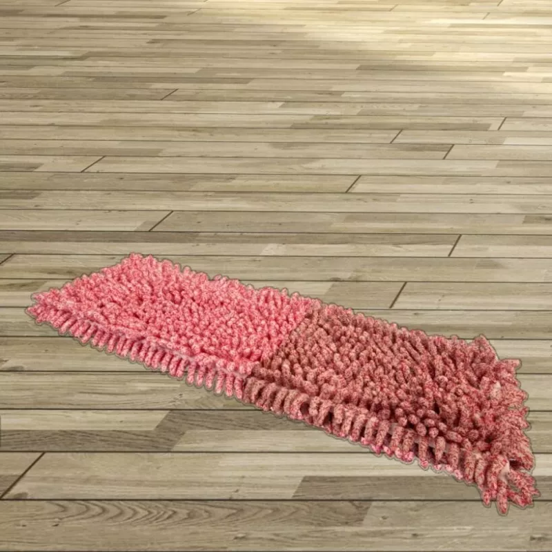 Mopa plana VILEDA 140992 — cabeça de microfibra húmida/seca para pavimentos duros, lavável até 60 °C, vermelho/branco, 1 unid.