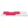 Teclado gaming GAMIAC TKL90G, Kailh azul - branco/vermelho