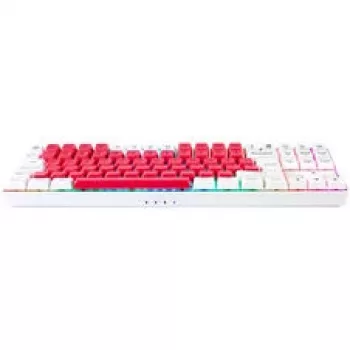 Teclado gaming GAMIAC TKL90G, Kailh azul - branco/vermelho
