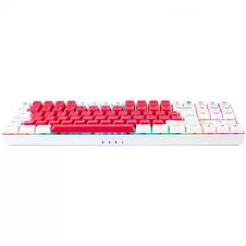 Teclado gaming GAMIAC TKL90G, Kailh azul - branco/vermelho