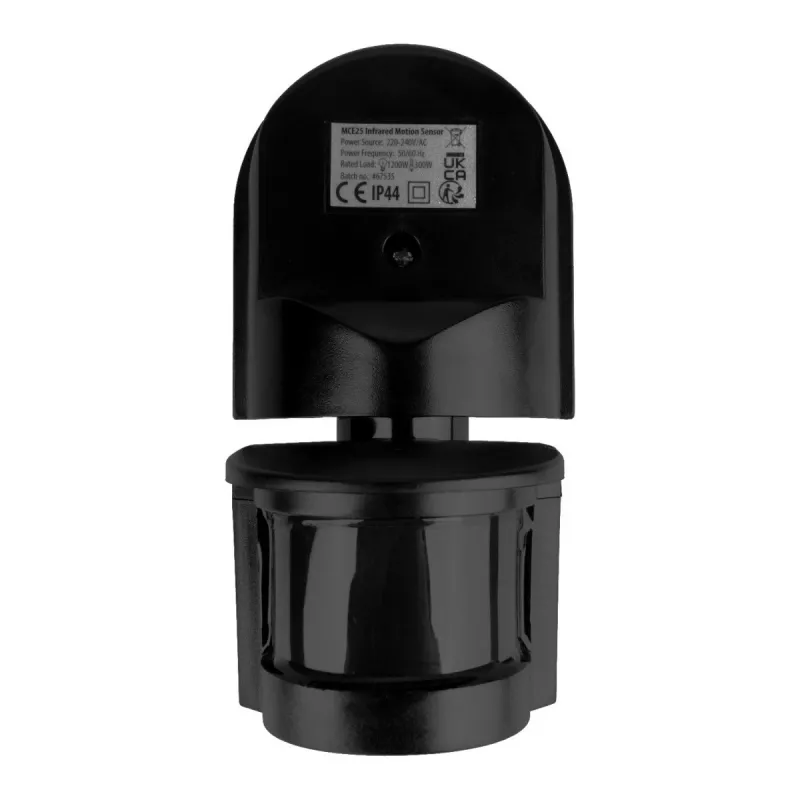 Sensor de movimento e crepuscular MACLEAN MCE25 B — detetor de movimento com sensor de luz, montagem em parede/teto